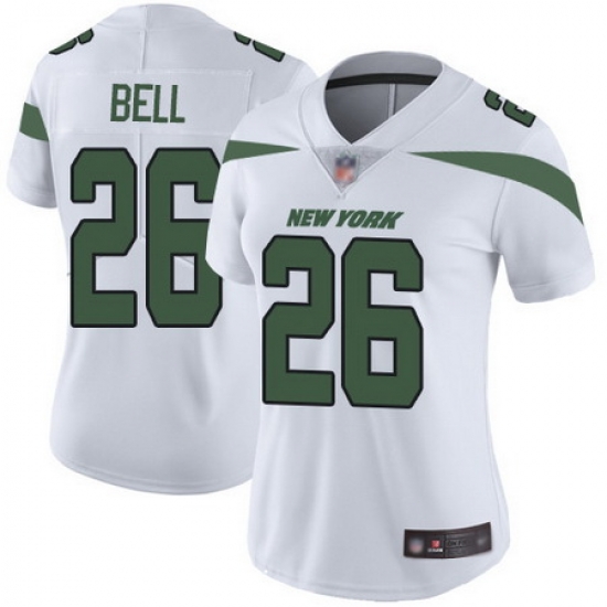 Jets 26 LeVeon Bell White Womens Stitched Football Vapor Untouchable Limited Jersey Jets 26 LeVeon Bell White Womens Stitched Football Vapor Untouchable Limited Jersey