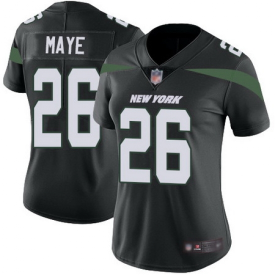 Jets 26 Marcus Maye Black Alternate Womens Stitched Football Vapor Untouchable Limited Jersey Jets 26 Marcus Maye Black Alternate Womens Stitched Football Vapor Untouchable Limited Jersey
