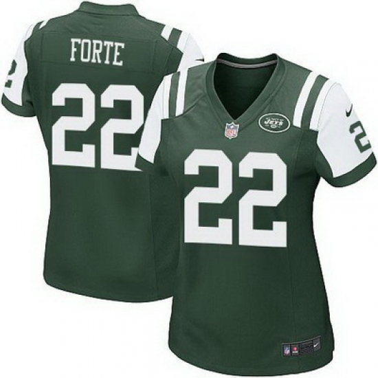 Nike Jets #22 Matt Forte Green Team Color Womens Stitched NFL Elite Jersey Nike Jets #22 Matt Forte Green Team Color Womens Stitched NFL Elite Jersey