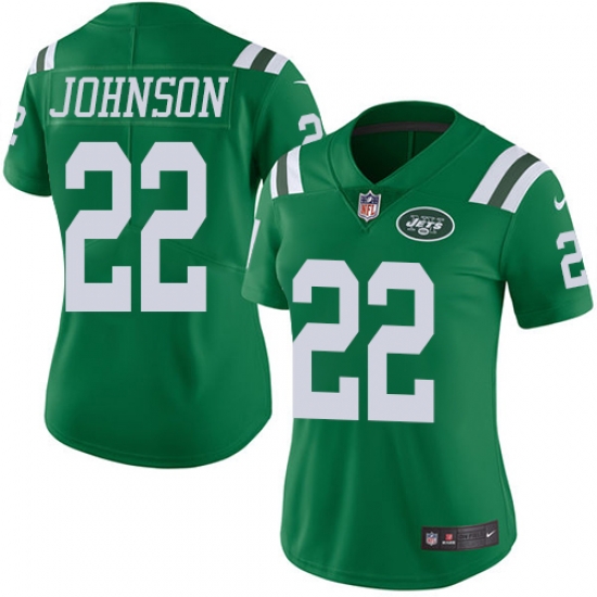 Nike Jets #22 Trumaine Johnson Green Womens Stitched NFL Limited Rush Jersey Nike Jets #22 Trumaine Johnson Green Womens Stitched NFL Limited Rush Jersey