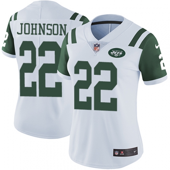 Nike Jets #22 Trumaine Johnson White Womens Stitched NFL Vapor Untouchable Limited Jersey Nike Jets #22 Trumaine Johnson White Womens Stitched NFL Vapor Untouchable Limited Jersey