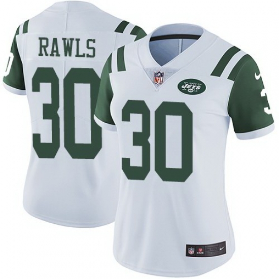 Nike Jets 30 Thomas Rawls White Women Vapor Untouchable Limited Jersey Nike Jets 30 Thomas Rawls White Women Vapor Untouchable Limited Jersey