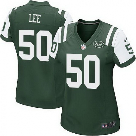 Nike Jets #50 Darron Lee Green Team Color Womens Stitched NFL Elite Jersey Nike Jets #50 Darron Lee Green Team Color Womens Stitched NFL Elite Jersey