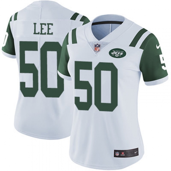 Nike Jets #50 Darron Lee White Womens Stitched NFL Vapor Untouchable Limited Jersey Nike Jets #50 Darron Lee White Womens Stitched NFL Vapor Untouchable Limited Jersey