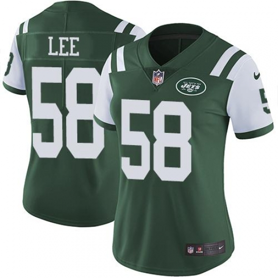 Nike Jets #58 Darron Lee Green Team Color Womens Stitched NFL Vapor Untouchable Limited Jersey Nike Jets #58 Darron Lee Green Team Color Womens Stitched NFL Vapor Untouchable Limited Jersey