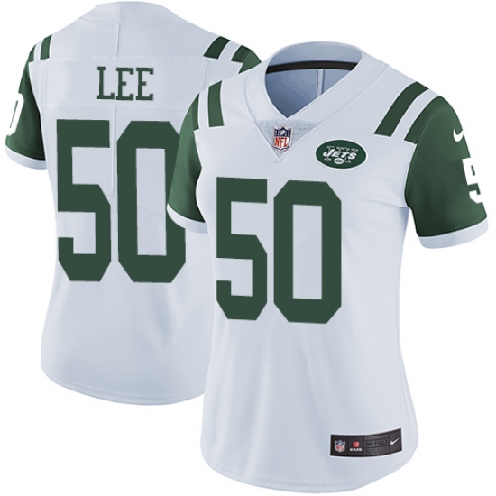 Nike Jets #58 Darron Lee White Womens Stitched NFL Vapor Untouchable Limited Jersey Nike Jets #58 Darron Lee White Womens Stitched NFL Vapor Untouchable Limited Jersey