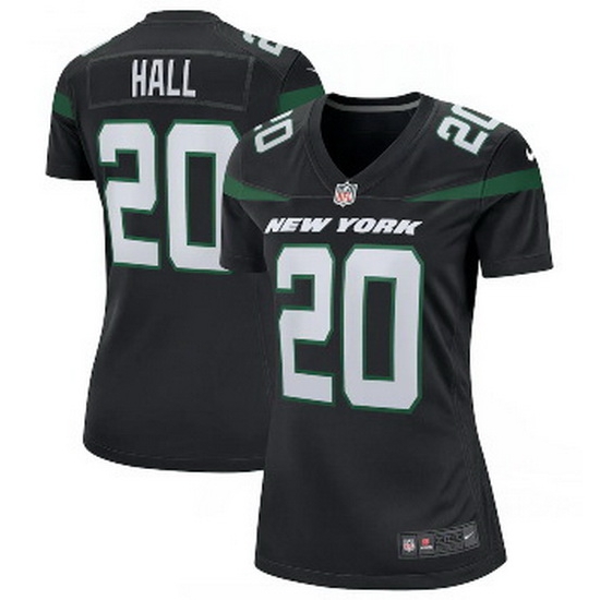 Women New York Jets 20 Breece Hall Nike Stealth Black Alternate Vapor Limited Jersey Women New York Jets 20 Breece Hall Nike Stealth Black Alternate Vapor Limited Jersey