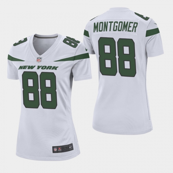 Women New York Jets 88 Ty Montgomery White Vapor Untouchable Limited Jersey Women New York Jets 88 Ty Montgomery White Vapor Untouchable Limited Jersey