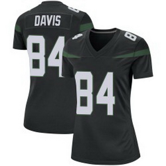 Women New York Jets Corey Davis #84 Black Vapor Limited Stitched Football Jersey Women New York Jets Corey Davis #84 Black Vapor Limited Stitched Football Jersey