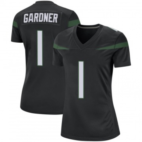 Women New York Jets Sauce Gardner #1 Black Vapor Untouchable Limited Jersey Women New York Jets Sauce Gardner #1 Black Vapor Untouchable Limited Jersey
