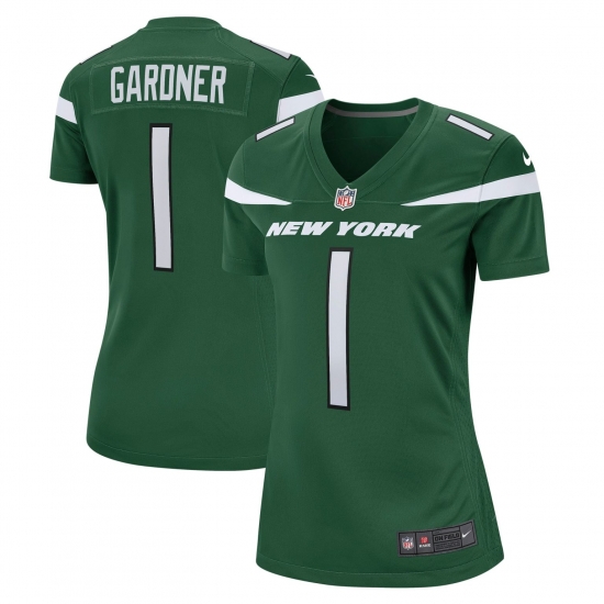 Women New York Jets Sauce Gardner #1 Green Vapor Untouchable Limited Jersey Women New York Jets Sauce Gardner #1 Green Vapor Untouchable Limited Jersey