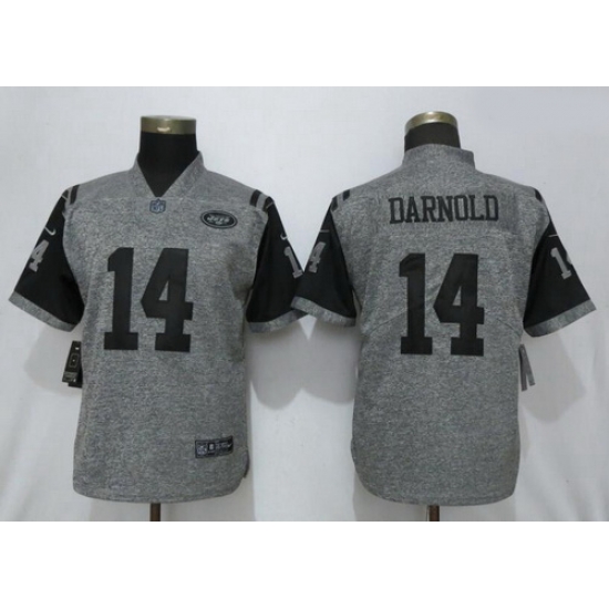 Women Nike Jets 14 Sam Darnold Gray Gridiron Gray Women Vapor Untouchable Limited Jersey Women Nike Jets 14 Sam Darnold Gray Gridiron Gray Women Vapor Untouchable Limited Jersey