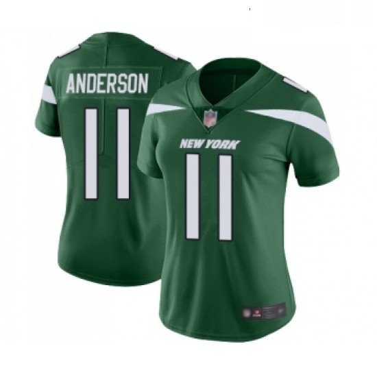 Womens New York Jets 11 Robby Anderson Green Team Color Vapor Untouchable Limited Player Football Jersey Womens New York Jets 11 Robby Anderson Green Team Color Vapor Untouchable Limited Player Football Jersey