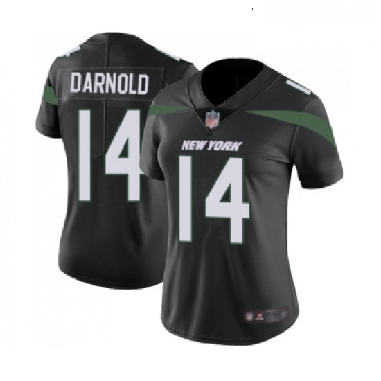 Womens New York Jets 14 Sam Darnold Black Alternate Vapor Untouchable Limited Player Football Jersey Womens New York Jets 14 Sam Darnold Black Alternate Vapor Untouchable Limited Player Football Jersey