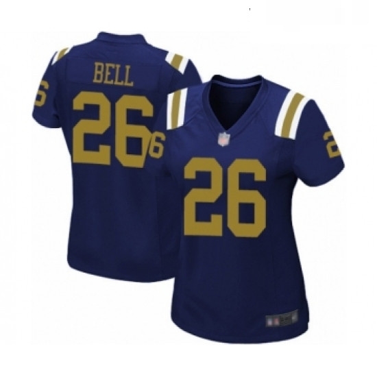 Womens New York Jets 26 Le Veon Bell Limited Navy Blue Alternate Football Jersey Womens New York Jets 26 Le Veon Bell Limited Navy Blue Alternate Football Jersey