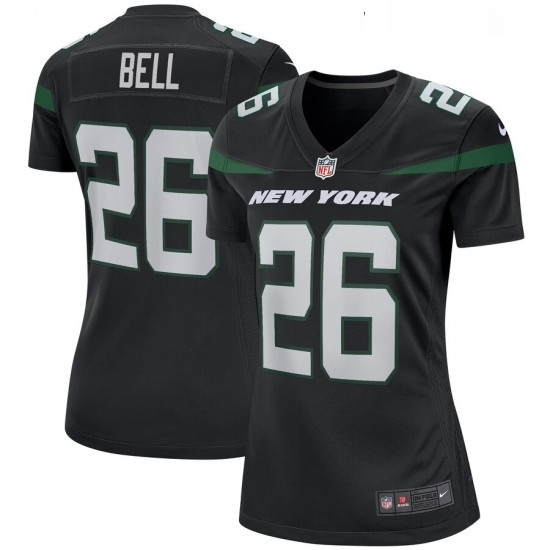Womens New York Jets 26 Le Veon Bell Nike Game Jersey Black Womens New York Jets 26 Le Veon Bell Nike Game Jersey Black