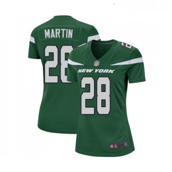 Womens New York Jets 28 Curtis Martin Game Green Team Color Football Jersey Womens New York Jets 28 Curtis Martin Game Green Team Color Football Jersey
