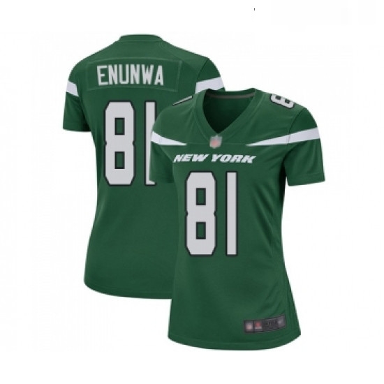 Womens New York Jets 81 Quincy Enunwa Game Green Team Color Football Jersey Womens New York Jets 81 Quincy Enunwa Game Green Team Color Football Jersey