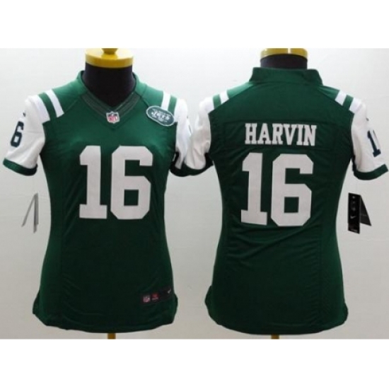 Women's Nike New York Jets #16 Percy Harvin Green Team Color Stitched NFL Limited Jersey Women's Nike New York Jets #16 Percy Harvin Green Team Color Stitched NFL Limited Jersey