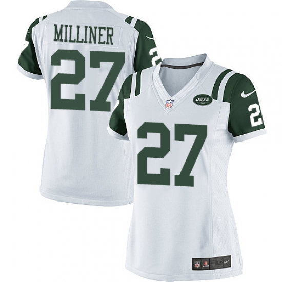 Women's Nike New York Jets #27 Dee Milliner Limited White NFL Jersey Women's Nike New York Jets #27 Dee Milliner Limited White NFL Jersey
