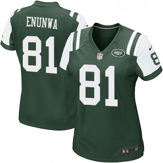 Womens Nike New York Jets 81 Quincy Enunwa Game Green Team Color NFL Jersey Womens Nike New York Jets 81 Quincy Enunwa Game Green Team Color NFL Jersey