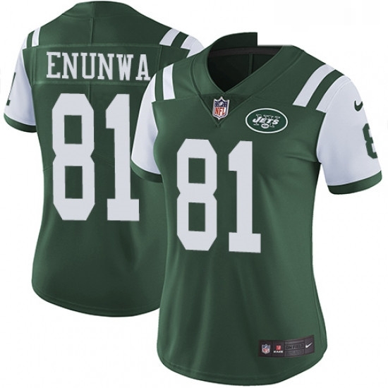 Womens Nike New York Jets 81 Quincy Enunwa Green Team Color Vapor Untouchable Limited Player NFL Jersey Womens Nike New York Jets 81 Quincy Enunwa Green Team Color Vapor Untouchable Limited Player NFL Jersey