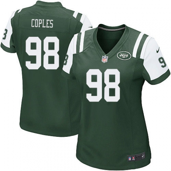 Women's Nike New York Jets #98 Quinton Coples Game Green Team Color NFL Jersey Women's Nike New York Jets #98 Quinton Coples Game Green Team Color NFL Jersey