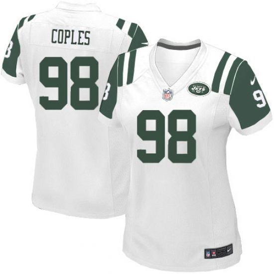 Women's Nike New York Jets #98 Quinton Coples Game White NFL Jersey Women's Nike New York Jets #98 Quinton Coples Game White NFL Jersey