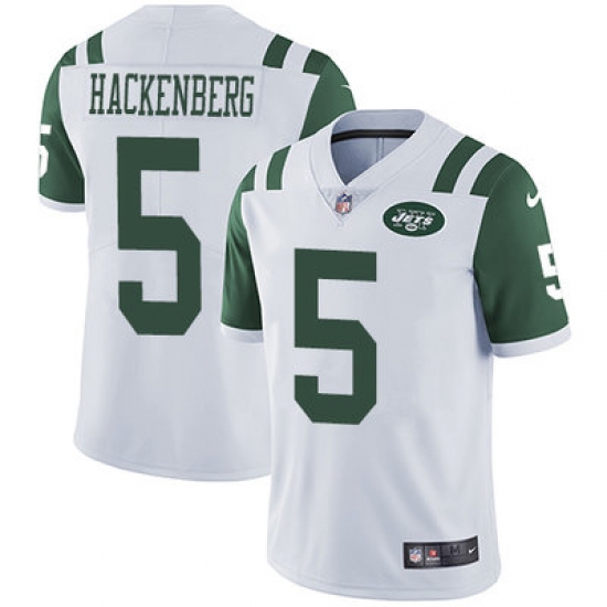 Nike Jets #5 Christian Hackenberg White Youth Stitched NFL Vapor Untouchable Limited Jersey Nike Jets #5 Christian Hackenberg White Youth Stitched NFL Vapor Untouchable Limited Jersey