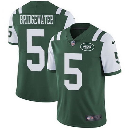 Nike Jets #5 Teddy Bridgewater Green Team Color Youth Stitched NFL Vapor Untouchable Limited Jersey Nike Jets #5 Teddy Bridgewater Green Team Color Youth Stitched NFL Vapor Untouchable Limited Jersey