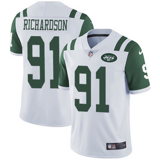 Nike Jets #91 Sheldon Richardson White Youth Stitched NFL Vapor Untouchable Limited Jersey Nike Jets #91 Sheldon Richardson White Youth Stitched NFL Vapor Untouchable Limited Jersey
