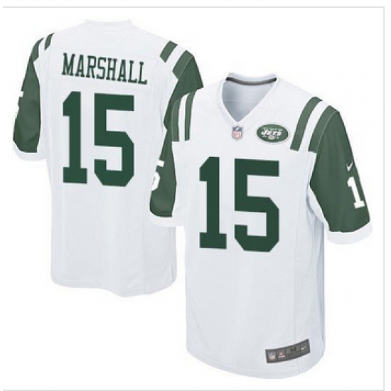 Youth New Jets #15 Brandon Marshall White Stitched NFL Elite Jersey Youth New Jets #15 Brandon Marshall White Stitched NFL Elite Jersey