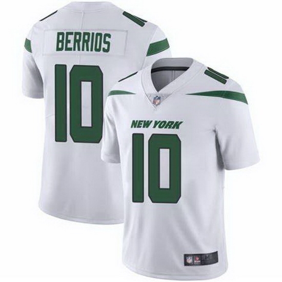Youth New York Jets #10 Braxton Berrios White Vapor Untouchable Limited Stitched Jersey Youth New York Jets #10 Braxton Berrios White Vapor Untouchable Limited Stitched Jersey