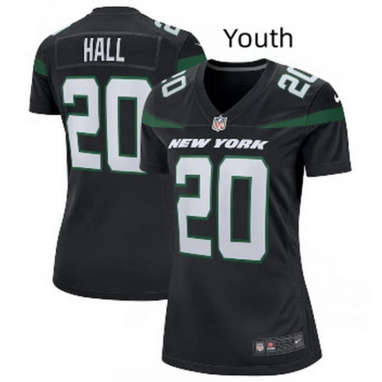 Youth New York Jets 20 Breece Hall Nike Stealth Black Alternate Vapor Limited Jersey Youth New York Jets 20 Breece Hall Nike Stealth Black Alternate Vapor Limited Jersey