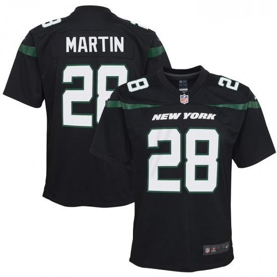 Youth New York Jets 28 Curtis Martin Nike Retired Player Game Jersey Black Youth New York Jets 28 Curtis Martin Nike Retired Player Game Jersey Black
