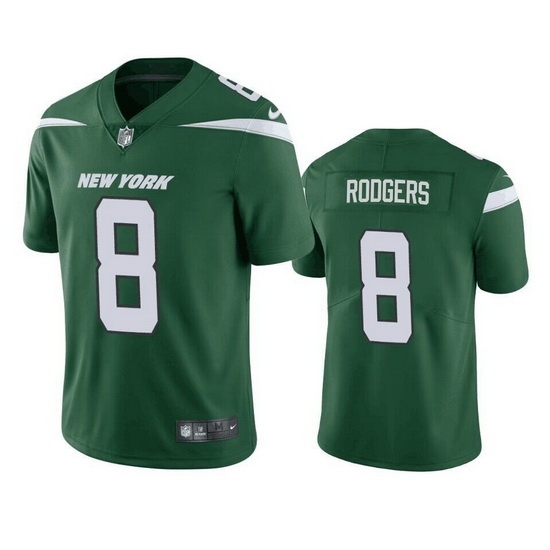 Youth New York Jets 8 Aaron Rodgers Green Vapor Untouchable Limited Stitched Jersey Youth New York Jets 8 Aaron Rodgers Green Vapor Untouchable Limited Stitched Jersey