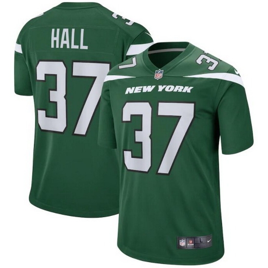 Youth New York Jets Bryce Hall #37 Green Vapor Limited Stitched Football Jersey Youth New York Jets Bryce Hall #37 Green Vapor Limited Stitched Football Jersey