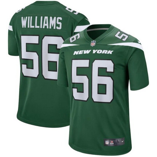 Youth New York Jets Quincy Williams #56 Green Vapor Limited Stitched Football Jersey Youth New York Jets Quincy Williams #56 Green Vapor Limited Stitched Football Jersey