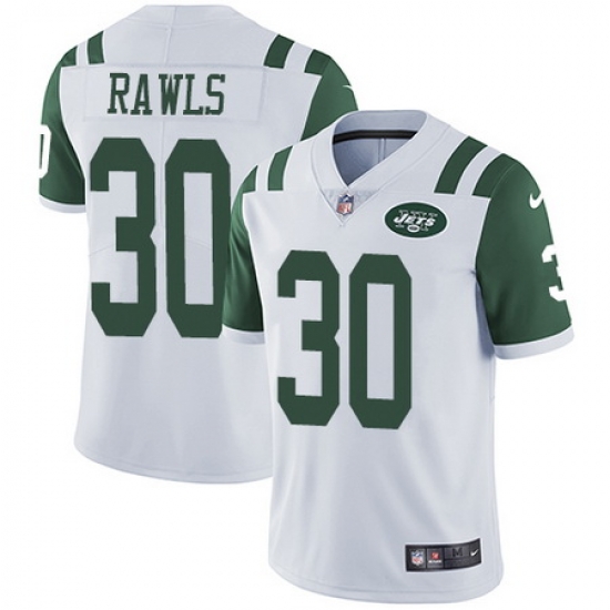 Youth Nike Jets #30 Thomas Rawls White Youth Stitched NFL Vapor Untouchable Limited Jersey Youth Nike Jets #30 Thomas Rawls White Youth Stitched NFL Vapor Untouchable Limited Jersey