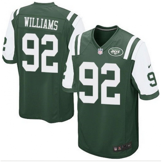 Youth Nike Jets #92 Leonard Williams Green Team Color Stitched NFL Elite Jersey Youth Nike Jets #92 Leonard Williams Green Team Color Stitched NFL Elite Jersey