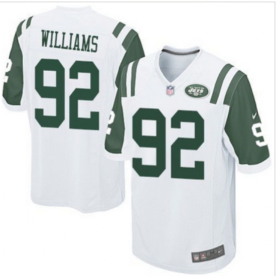 Youth Nike Jets #92 Leonard Williams White Stitched NFL Elite Jersey Youth Nike Jets #92 Leonard Williams White Stitched NFL Elite Jersey