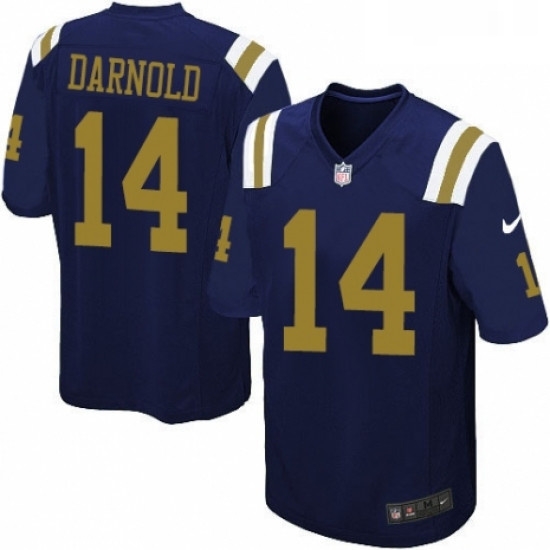 Youth Nike New York Jets 14 Sam Darnold Limited Navy Blue Alternate NFL Jersey Youth Nike New York Jets 14 Sam Darnold Limited Navy Blue Alternate NFL Jersey