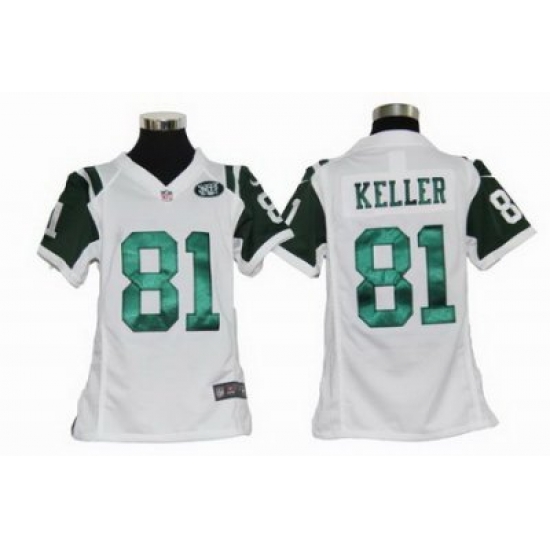 Youth Nike New York Jets 81# Dustin Keller White Jerseys Youth Nike New York Jets 81# Dustin Keller White Jerseys