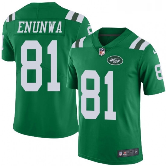 Youth Nike New York Jets 81 Quincy Enunwa Limited Green Rush Vapor Untouchable NFL Jersey Youth Nike New York Jets 81 Quincy Enunwa Limited Green Rush Vapor Untouchable NFL Jersey