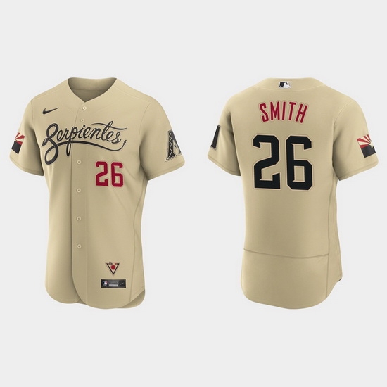 Arizona Diamondbacks 26 Pavin Smith Men Nike 2021 City Connect Authentic MLB Jersey Gold Arizona Diamondbacks 26 Pavin Smith Men Nike 2021 City Connect Authentic MLB Jersey Gold
