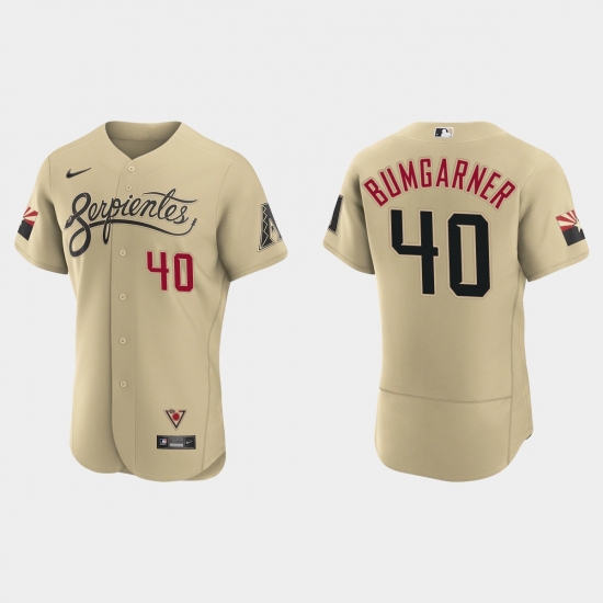 Arizona Diamondbacks 40 Madison Bumgarner Men Nike 2021 City Connect Authentic MLB Jersey Gold Arizona Diamondbacks 40 Madison Bumgarner Men Nike 2021 City Connect Authentic MLB Jersey Gold
