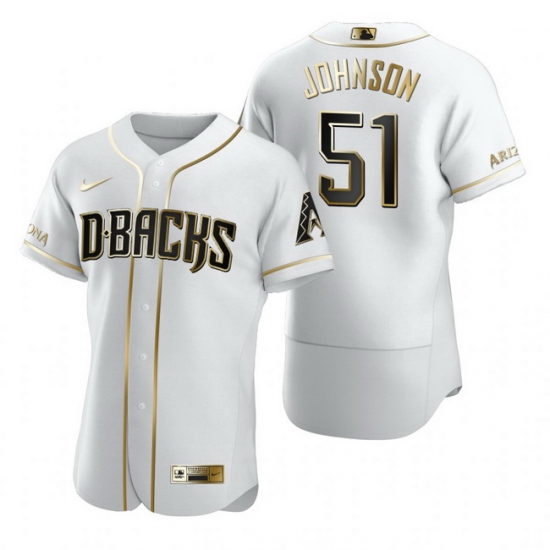 Arizona Diamondbacks 51 Randy Johnson White Nike Mens Authentic Golden Edition MLB Jersey Arizona Diamondbacks 51 Randy Johnson White Nike Mens Authentic Golden Edition MLB Jersey