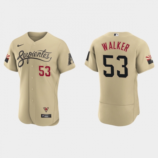Arizona Diamondbacks 53 Christian Walker Men Nike 2021 City Connect Authentic MLB Jersey Gold Arizona Diamondbacks 53 Christian Walker Men Nike 2021 City Connect Authentic MLB Jersey Gold