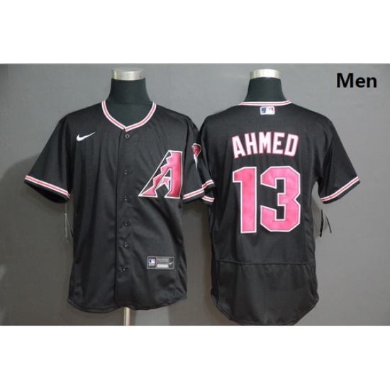 Diamondbacks 13 Nick Ahmed Black Nike Flexbase Jersey Diamondbacks 13 Nick Ahmed Black Nike Flexbase Jersey