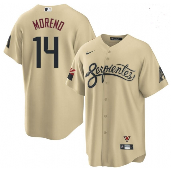 Men Arizona Diamondbacks #14 Gabriel Moreno City Connect Jersey Men Arizona Diamondbacks #14 Gabriel Moreno City Connect Jersey